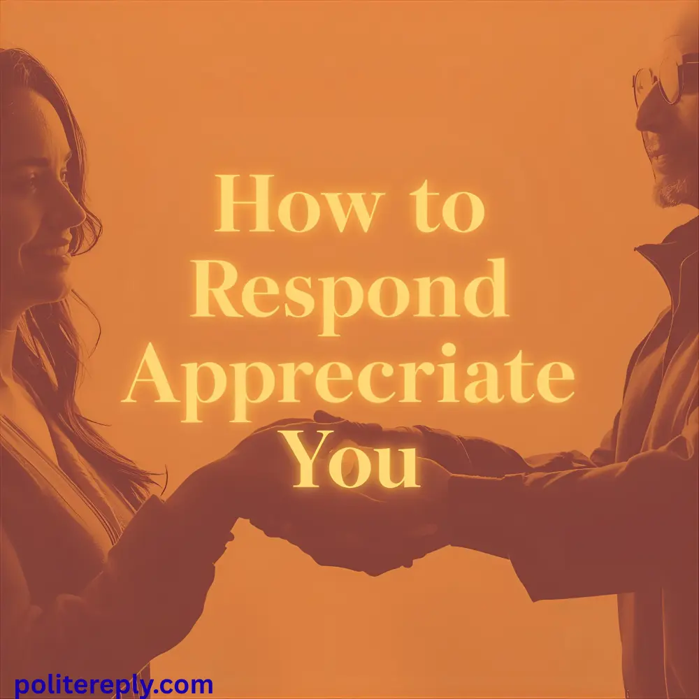 Formal Ways to Say How Do You Respond to I Appreciate You