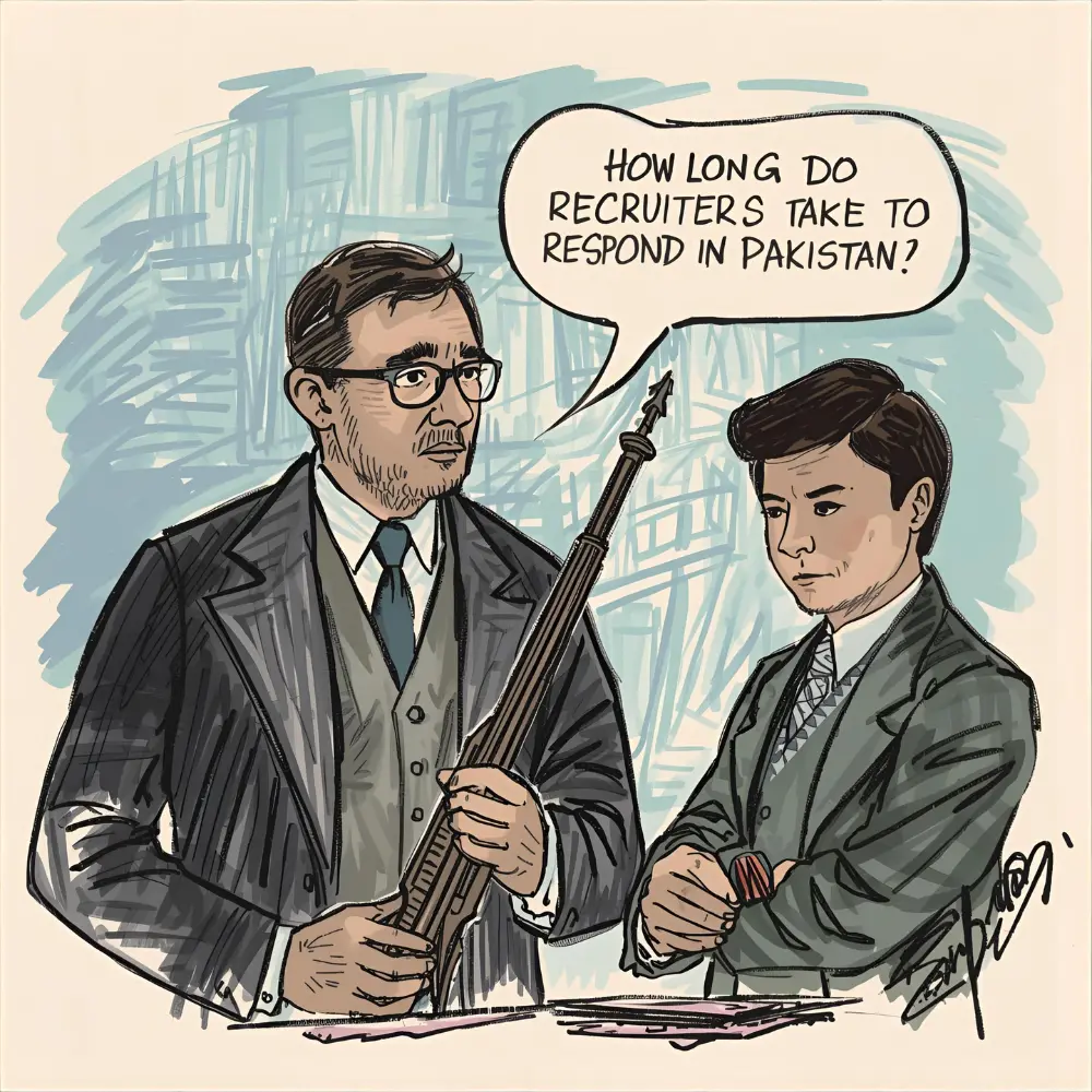 How long do recruiters take to respond in Pakistan
