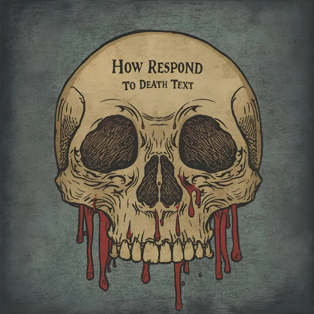 How to Respond to Death Text