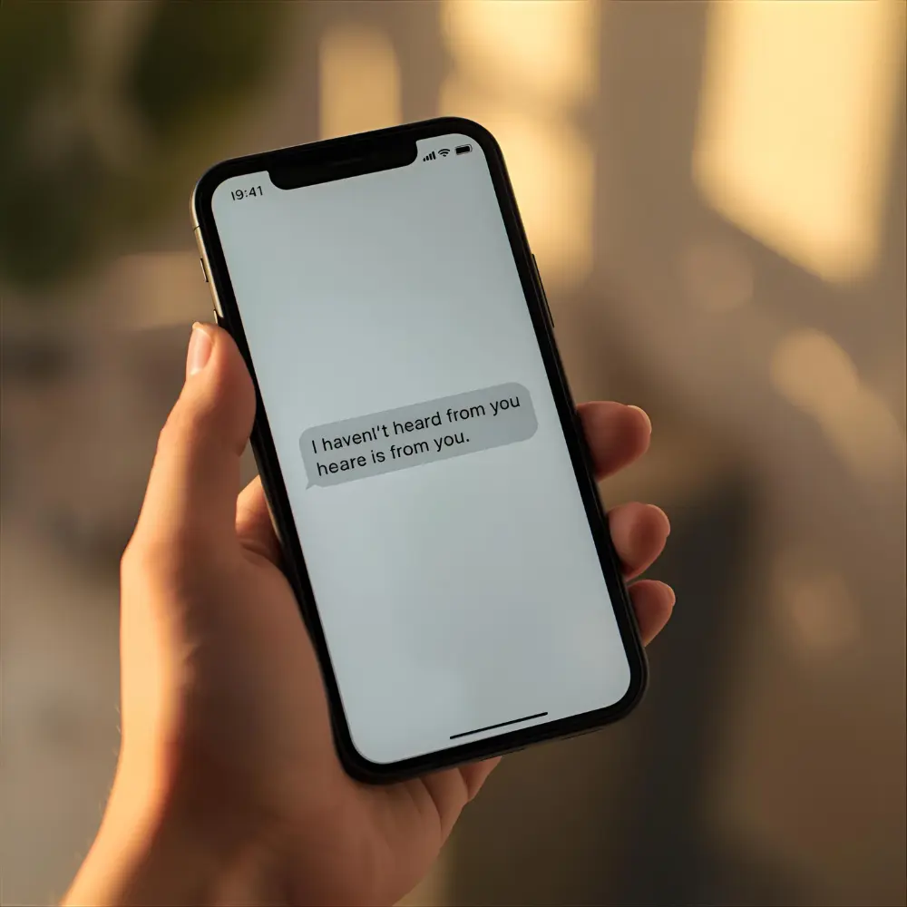 How to Respond to I Haven’t Heard from You Text