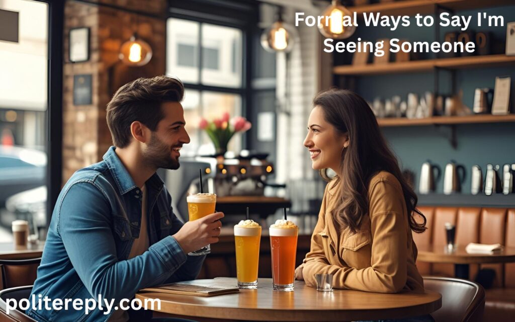 Formal Ways to Say I'm Seeing Someone