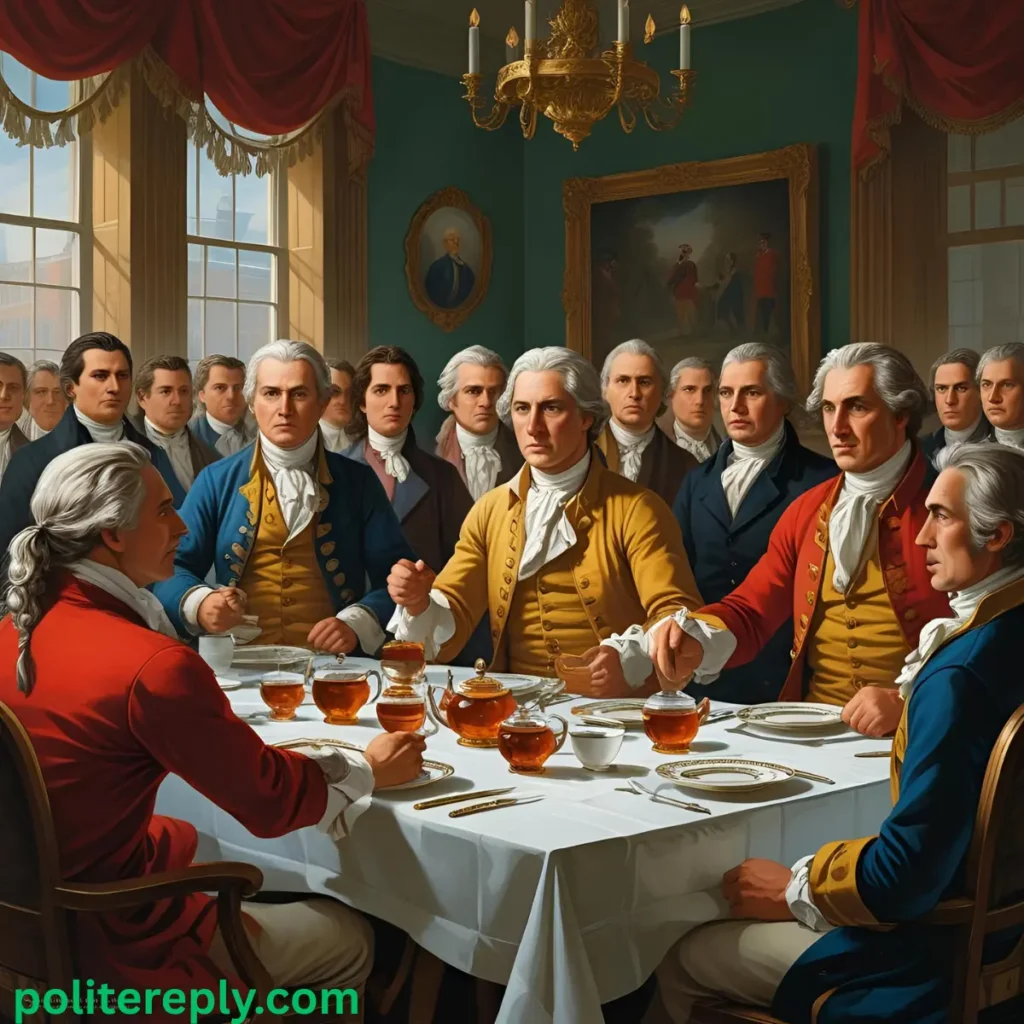 Respond to the Boston Tea Party