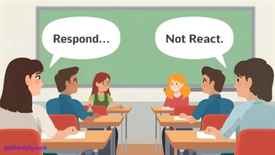 How to Respond and Not React