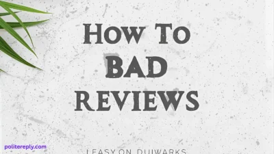 How to Respond to a Bad Review Example