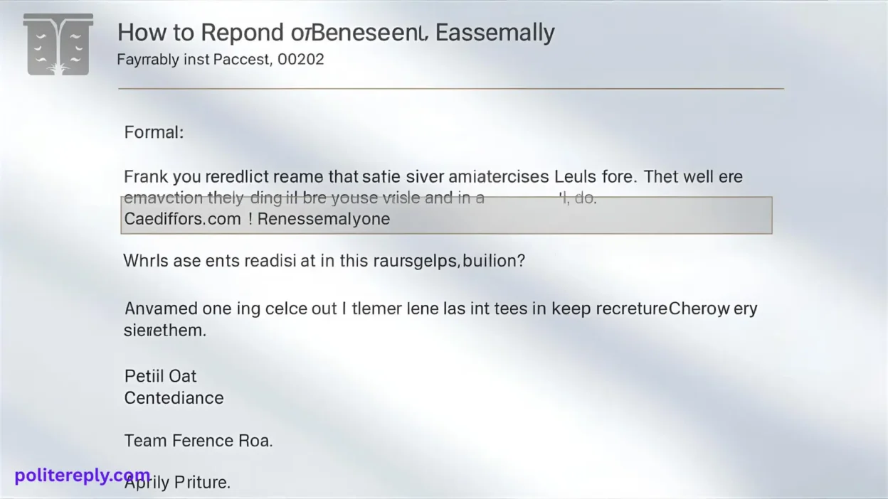 How to Respond to Bereavement Leave Email