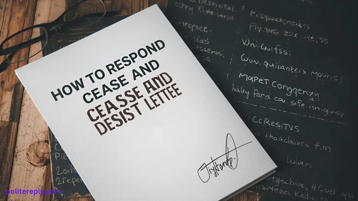 How to Respond to Cease and Desist Letter