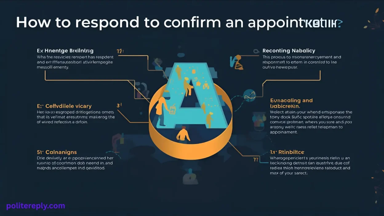 How to Respond to Confirm an Appointment