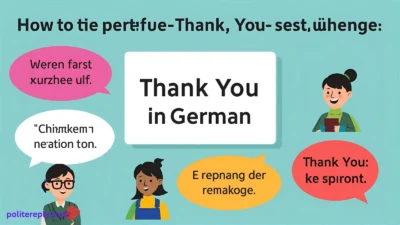 How to Respond to Thank You in German