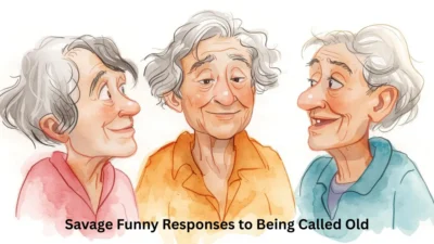 Savage Funny Responses to Being Called Old