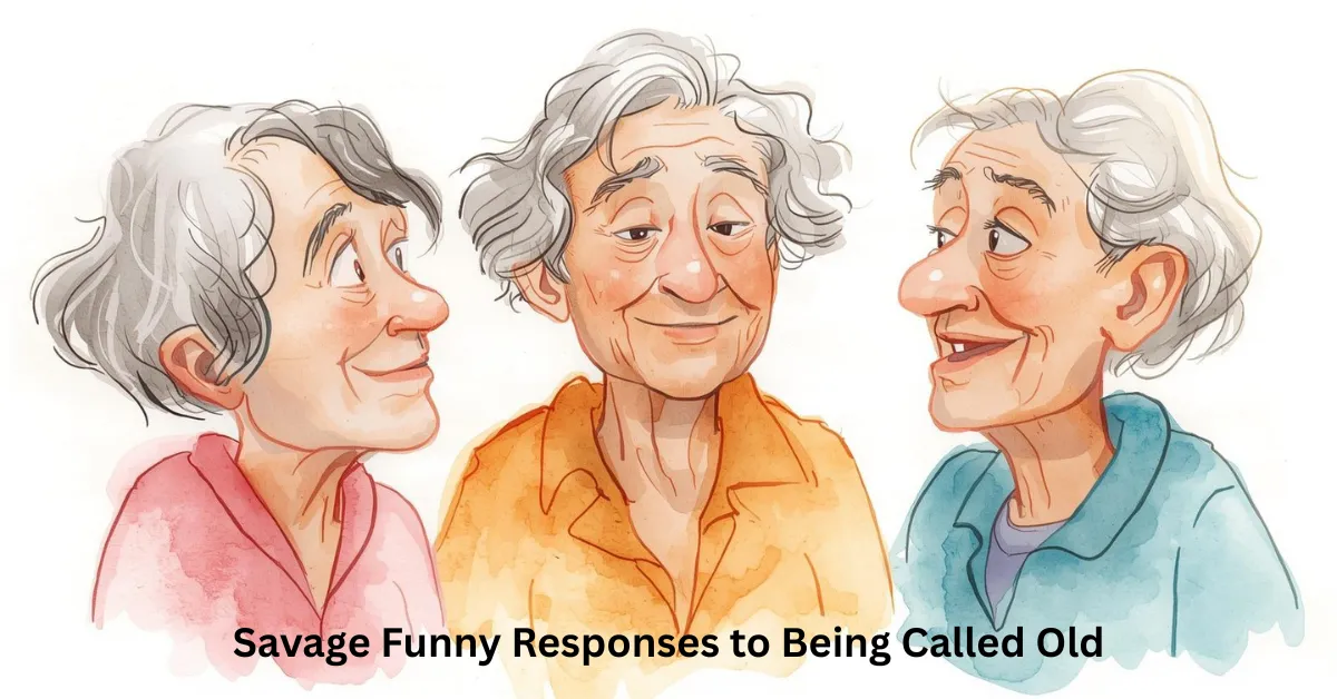 Savage Funny Responses to Being Called Old