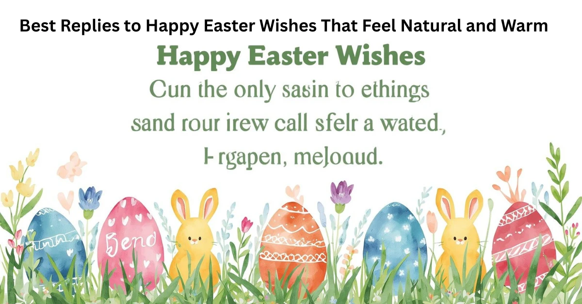 Best Replies to Happy Easter Wishes That Feel Natural and Warm