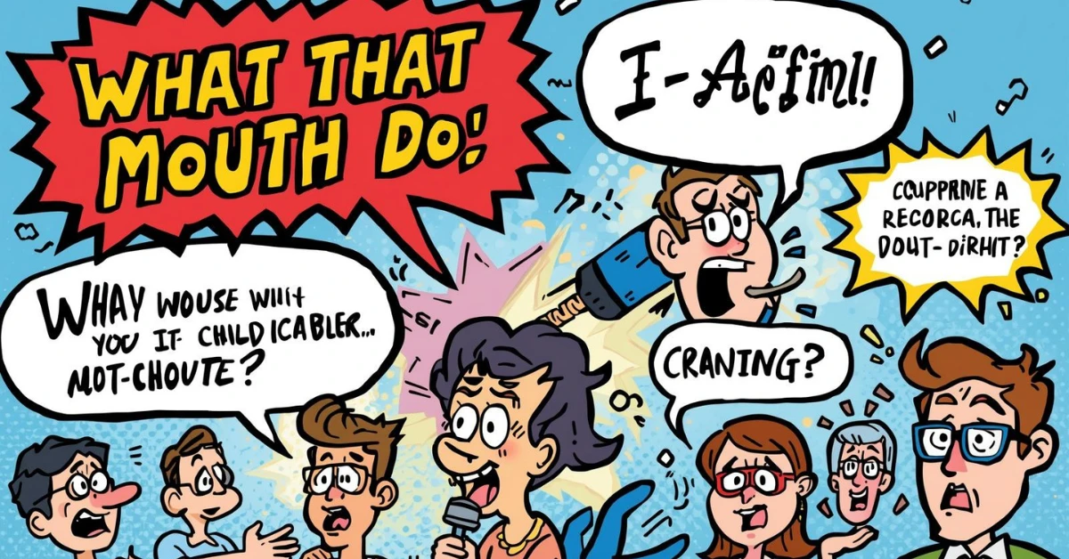 Funny Responses to What That Mouth Do: Witty Replies