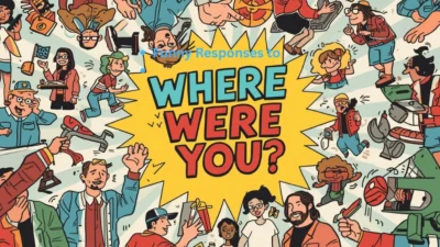 Funny Responses to “Where Were You?”