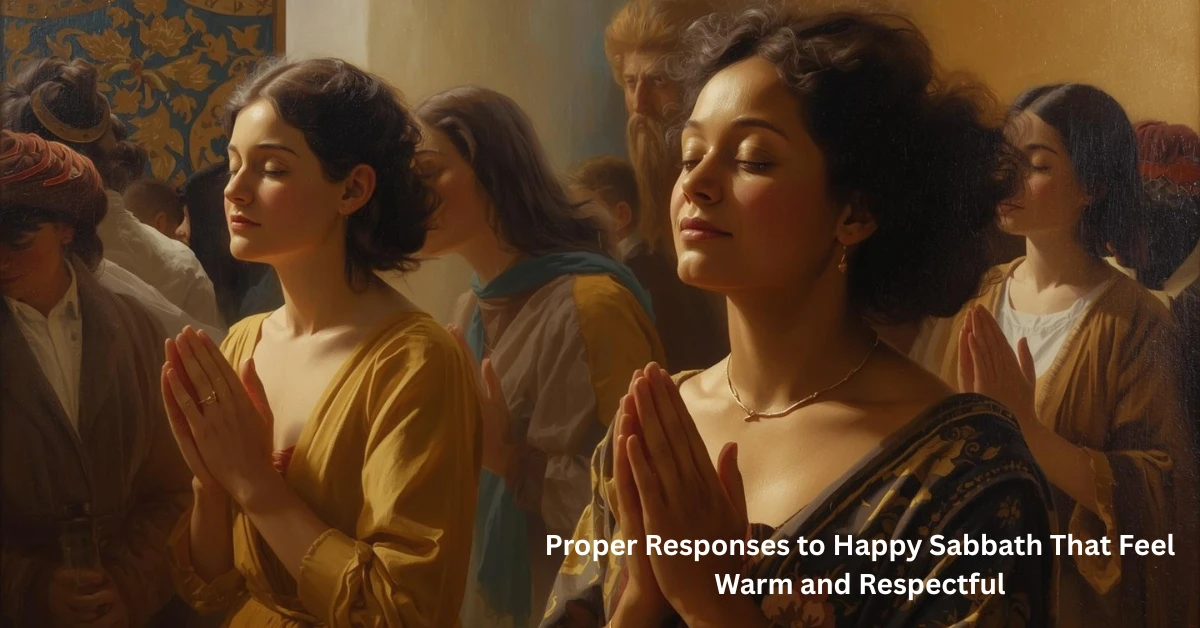 Proper Responses to Happy Sabbath That Feel Warm and Respectful